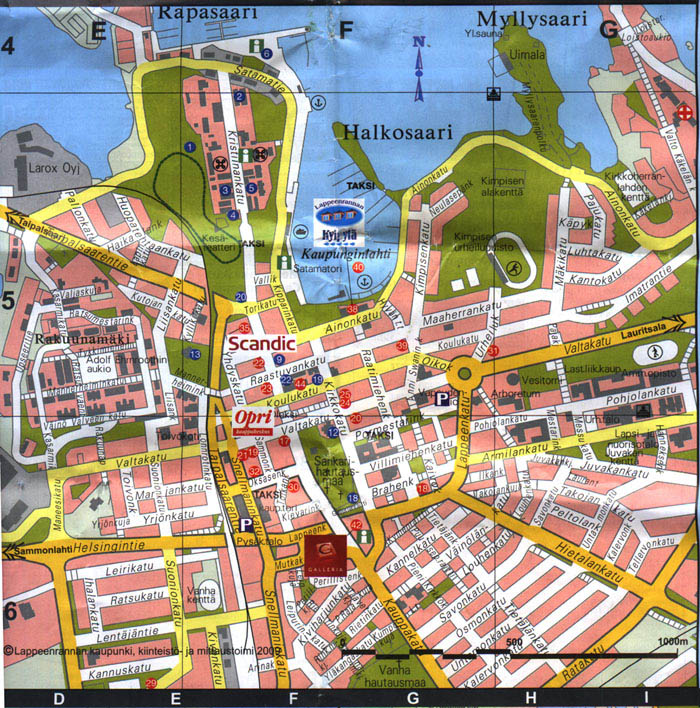 Удобная карта Лаппеенратны